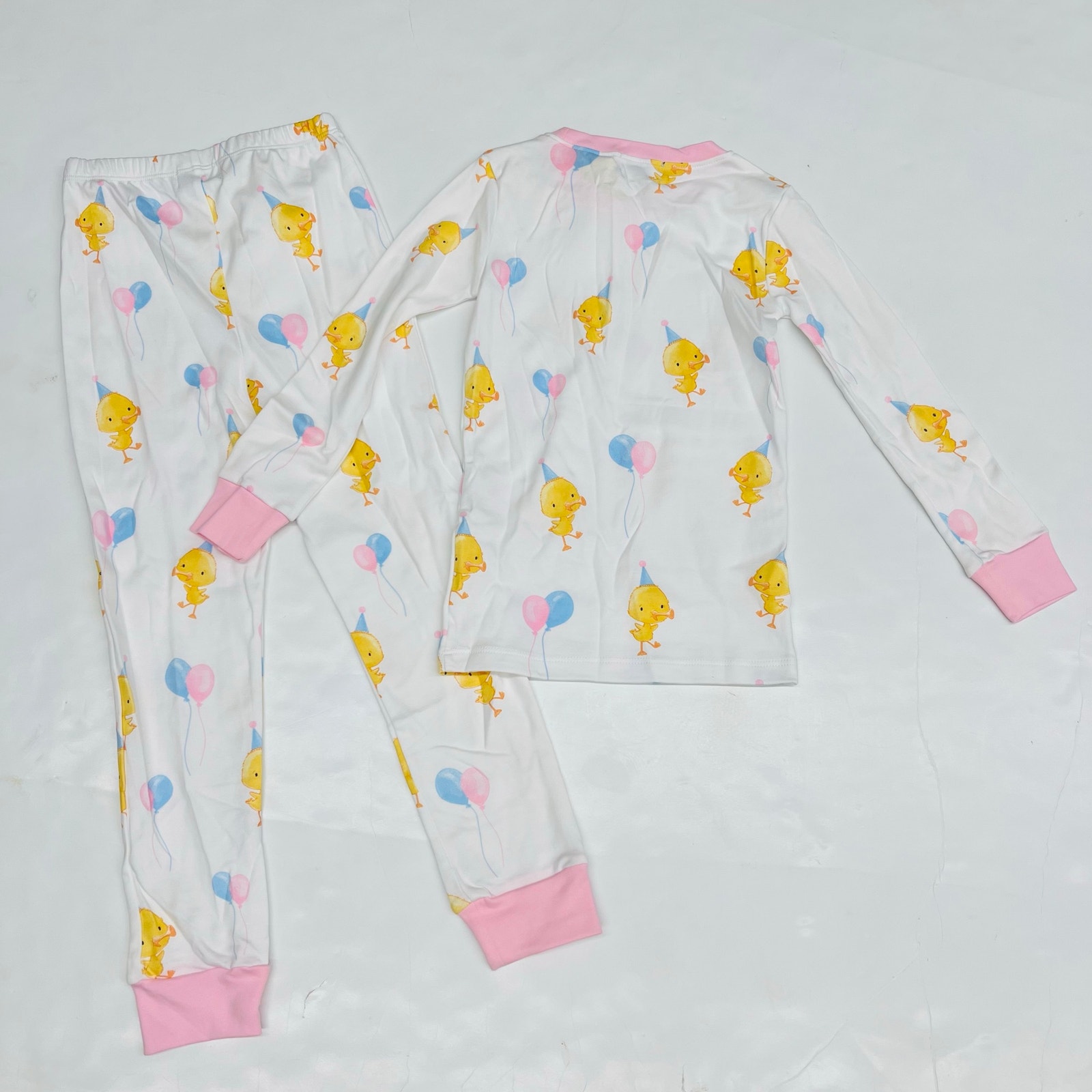 Nwt Nanducket Size 6 Pink Ack The Duck Celebration Pajamas — image 3 of 4